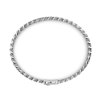 Bracciale a grumette Zanca in argento. 2