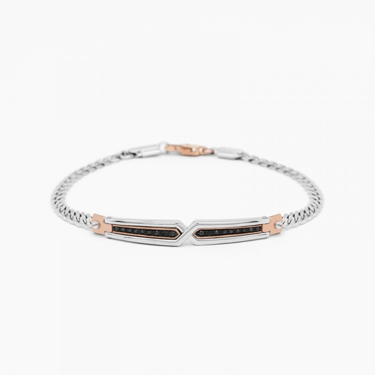 Zancan-Armband aus Weißgold mit Diamanten.