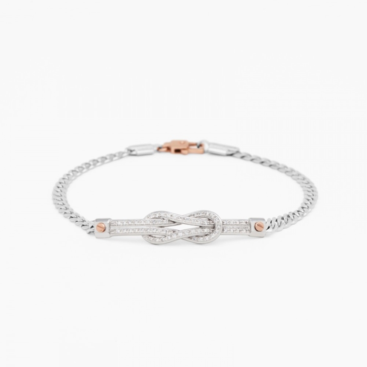 Zancan-Armband aus Weißgold mit Diamanten.