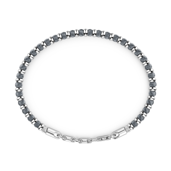 Zancan soft silver beads bracelet. 2