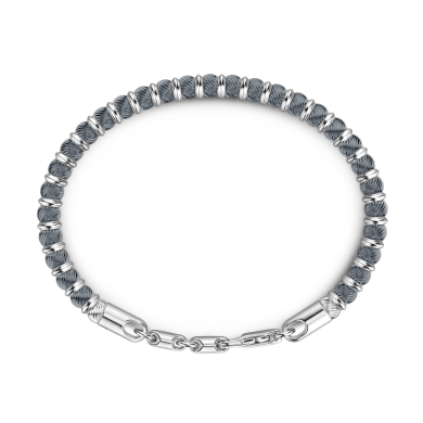 Zancan-Gliederarmband aus Silber mit Kugeln.