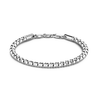 Zancan soft silver beads bracelet.