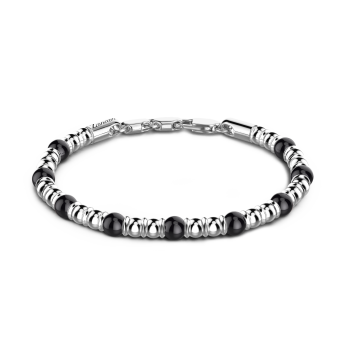 Zancan-Gliederarmband mit Kugeln aus Silber und Naturedelsteinen. 2