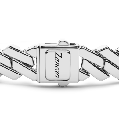 Bracciale solo maglia Zancan in argento.