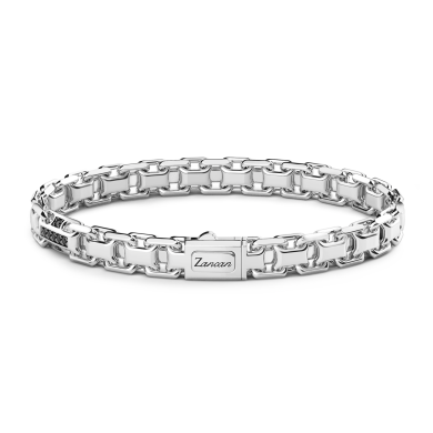 Pulsera Zancan solo malla de plata.