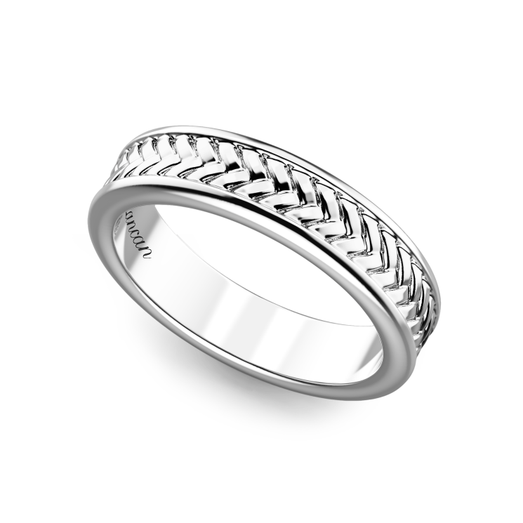 Anello a fede Zancan in argento.
