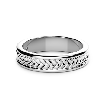 Anello a fede Zancan in argento.