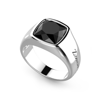 Silberring mit Onyx. 2