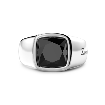Anello in argento con onice.