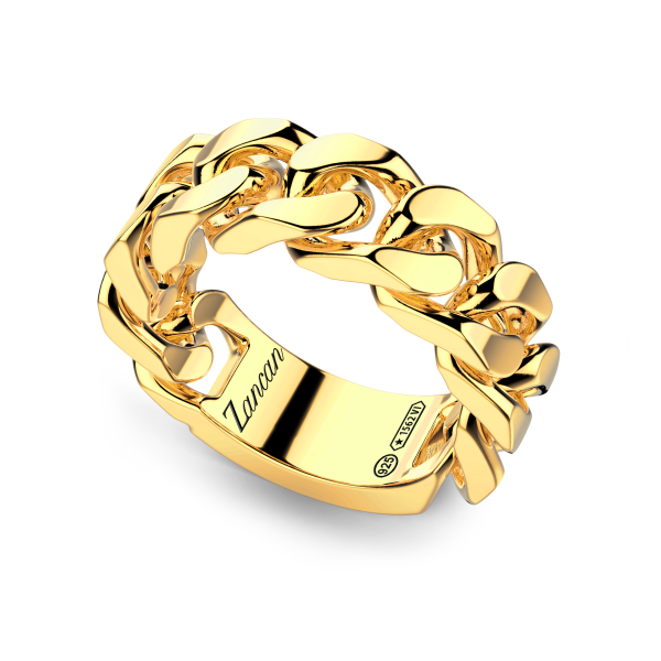 Anello in argento con groumette.