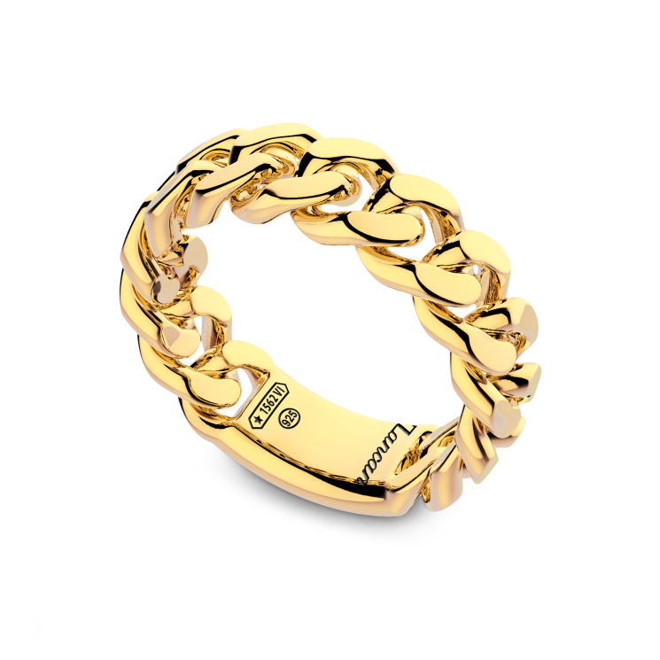 Anello in argento con groumette.