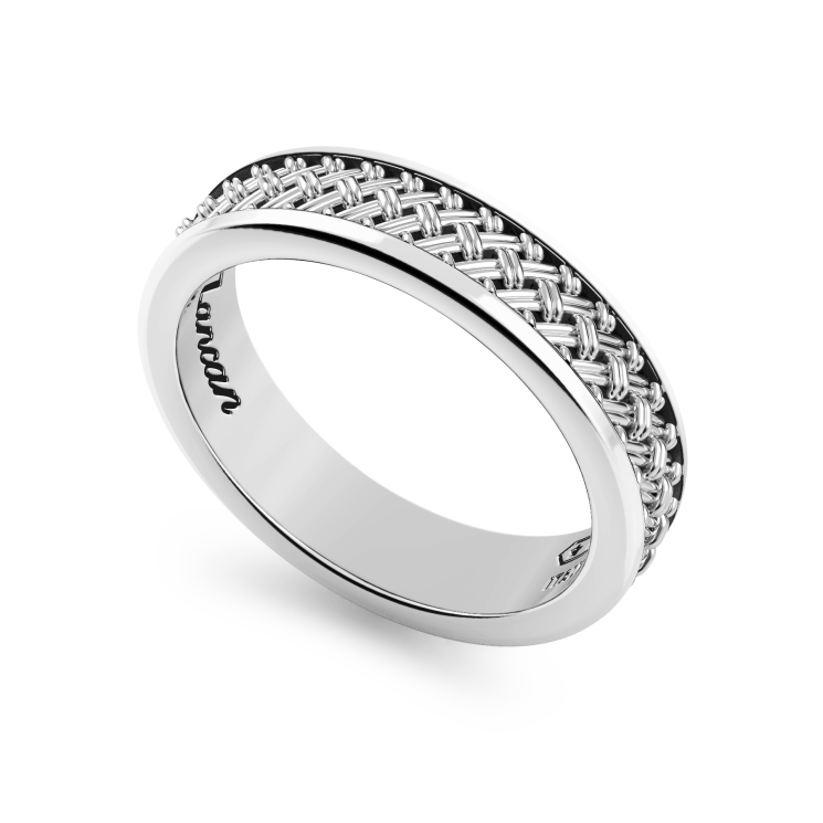 Anello a fede Zancan in argento.