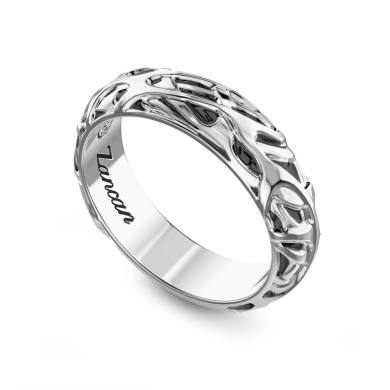 Anello a fede Zancan in argento.