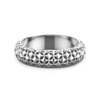Anello a fede Zancan in argento.