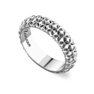 Zancan silver band ring. 2