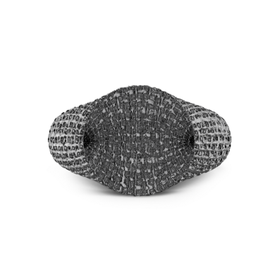 Zancan silver ring.