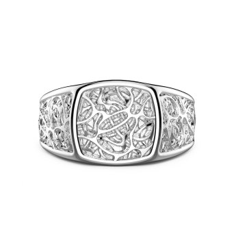 Zancan-Siegelring aus Silber.