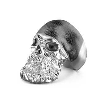 Zancan silver ring with skull. 2
