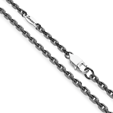 Zancan-Kette aus Silber mit Totenkopf.