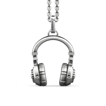 Collana Zancan in argento con pendente a cuffie.