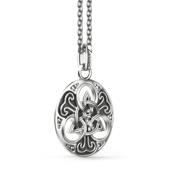 Collana Zancan in argento con pendente celtico. 2