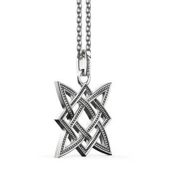 Collana Zancan in argento con pendente celtico. 2