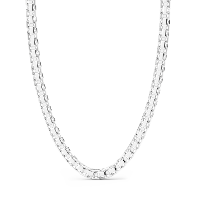 Collier Zancan maille seule en argent.