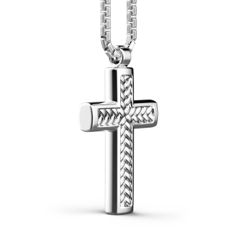Collana Zancan in argento con pendente a croce. 2