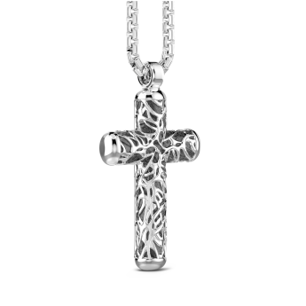 Collana Zancan in argento con pendente a croce. 2