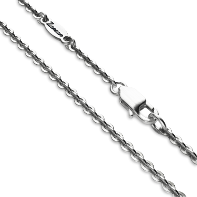 Collar Zancan de plata con colgante de globo terráqueo.