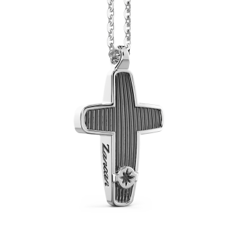 Collana Zancan in argento con pendente a croce. 2