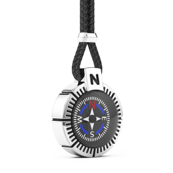 Collana Zancan in argento con bussola. 2
