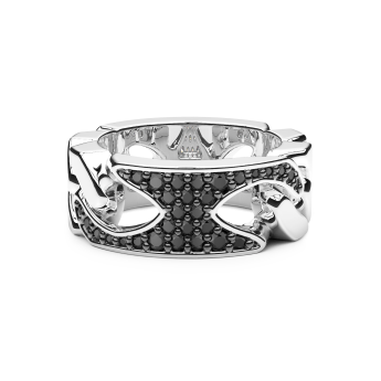 Anello Zancan in argento e pietre naturali.