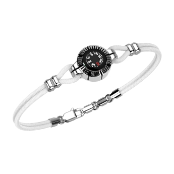 Bracciale Zancan in argento con bussola. 2