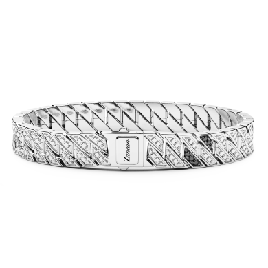 Zancan armband in zilver mesh alleen.