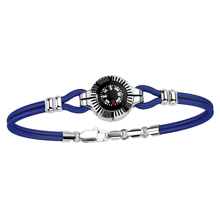 Zancan silver bracelet with compass.