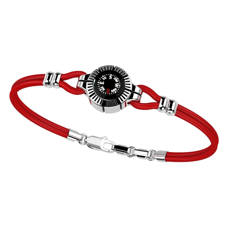 Bracciale Zancan in argento con bussola.