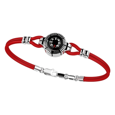 Bracciale Zancan in argento con bussola.