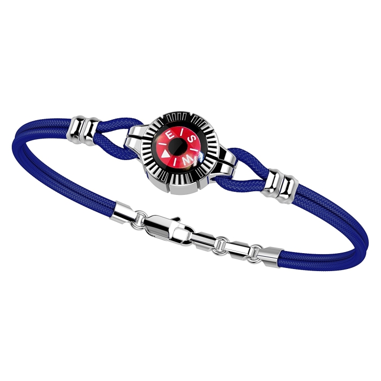 Zancan silver bracelet with compass.