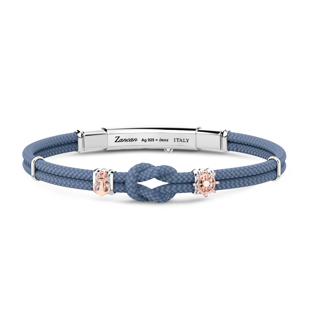 Zancan armband in Kevlar met nautische knoop.