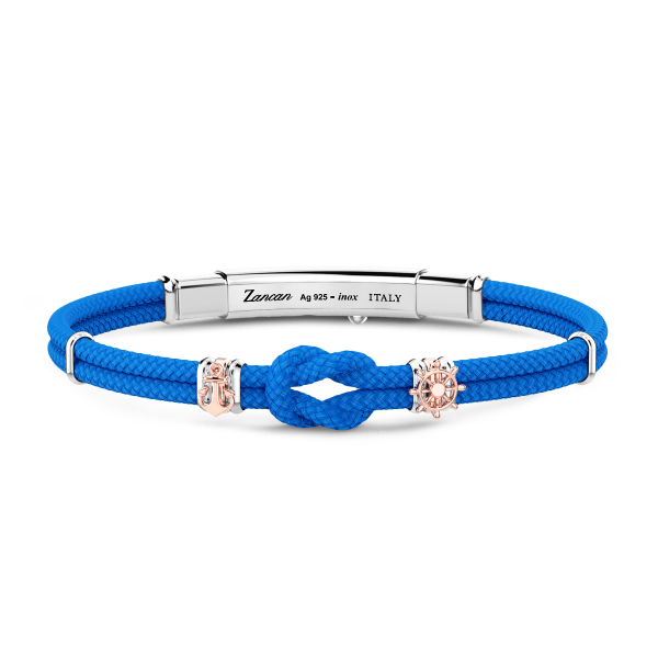 Zancan armband in Kevlar met nautische knoop.