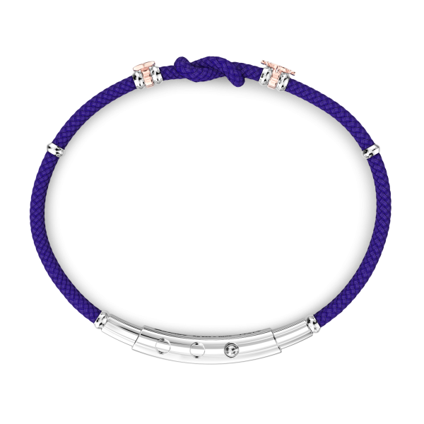Pulsera Zancan en kevlar con nudo náutico.