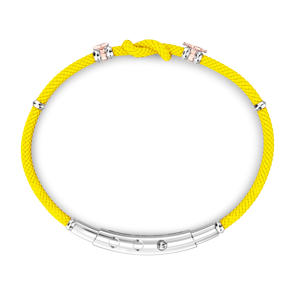Zancan armband in Kevlar met nautische knoop.