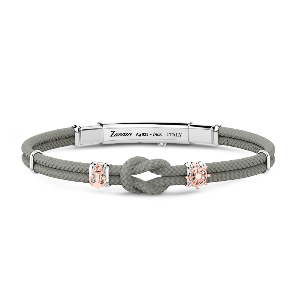 Bracciale Zancan in kevlar con nodo nautico.