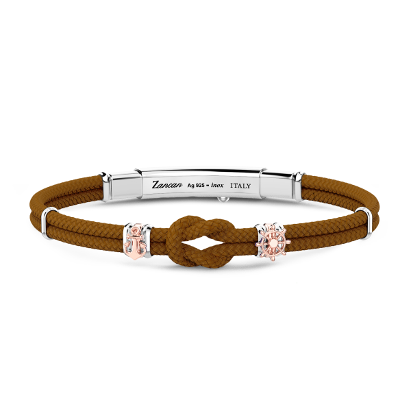 Pulsera Zancan en kevlar con nudo náutico.