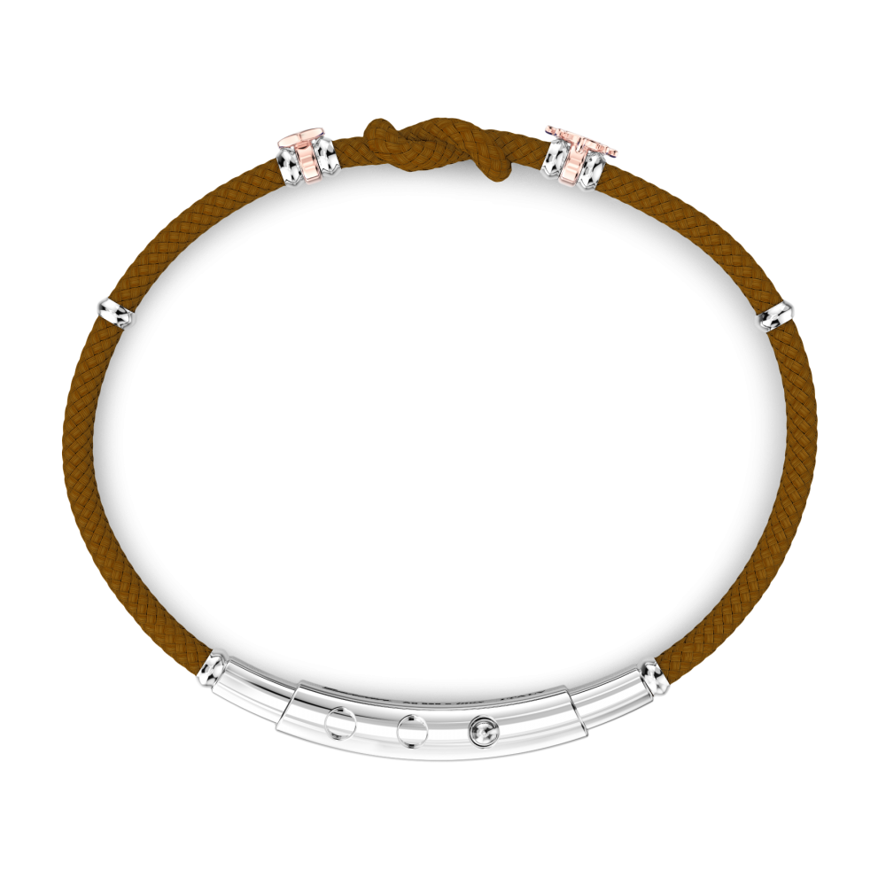 Pulsera Zancan en kevlar con nudo náutico.