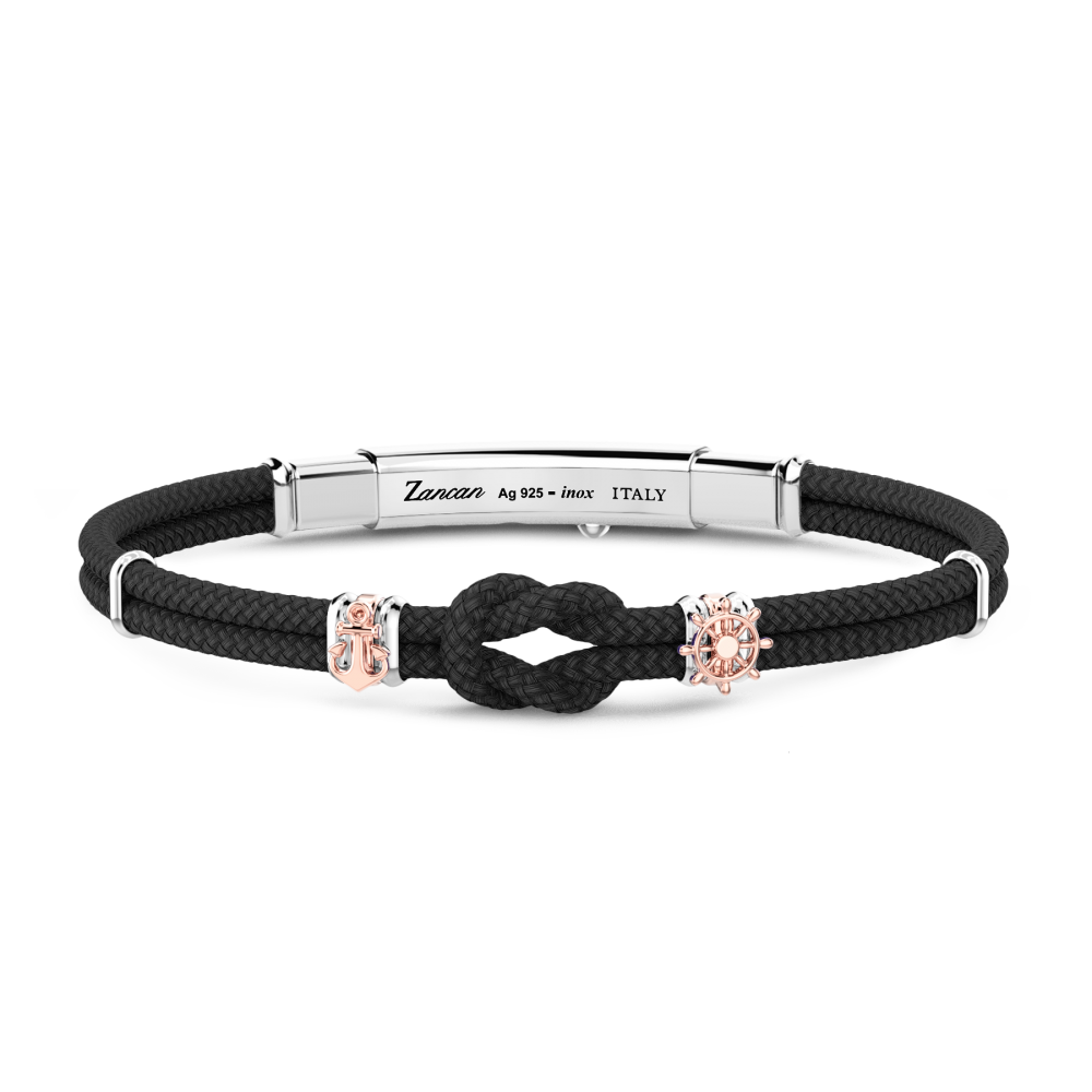 Pulsera Zancan en kevlar con nudo náutico.