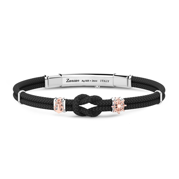 Pulsera Zancan en kevlar con nudo náutico.