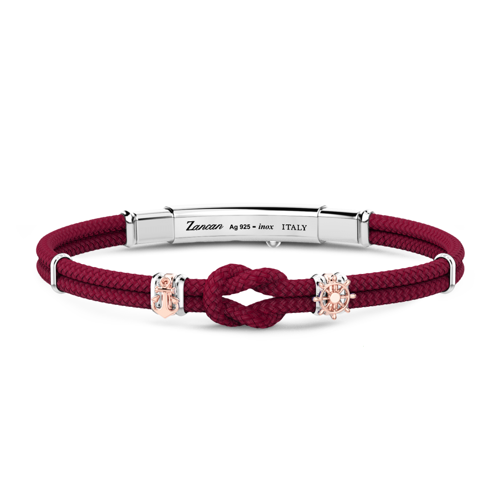 Bracelet Zancan en kevlar avec nœud marin.