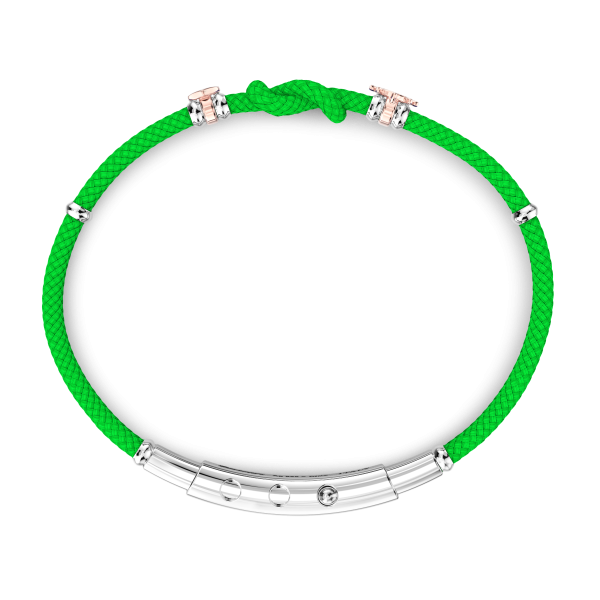 Pulsera Zancan en kevlar con nudo náutico.